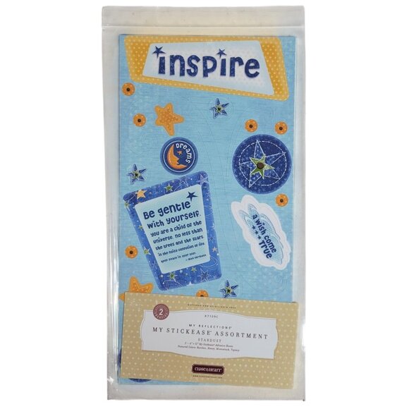 Close to My Heart Reflections Stickease X7109C Blue Inspire Dreams Stars NEW - Picture 2 of 4